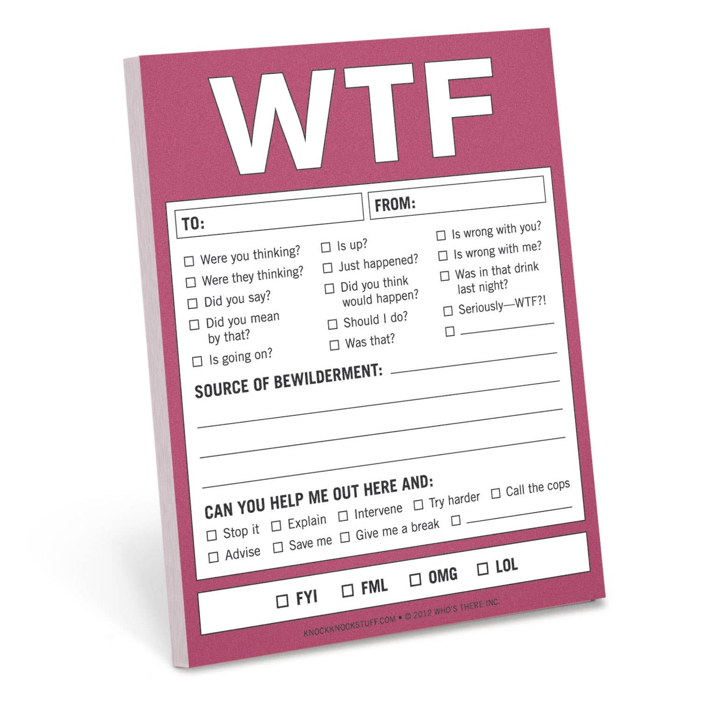 WTF Nifty Note Pad