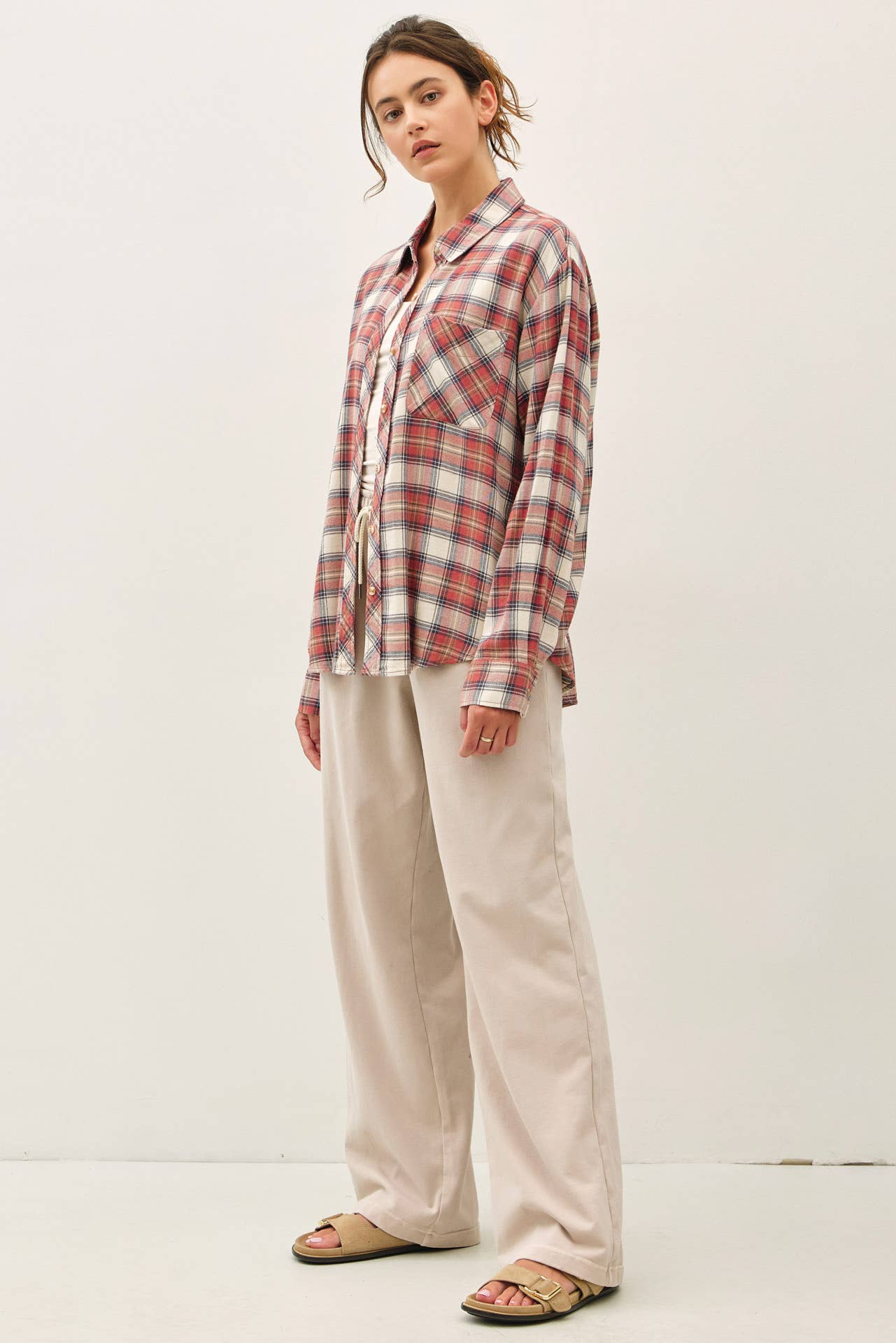 ROSEWOOD PLAID FLANNEL SHIRT