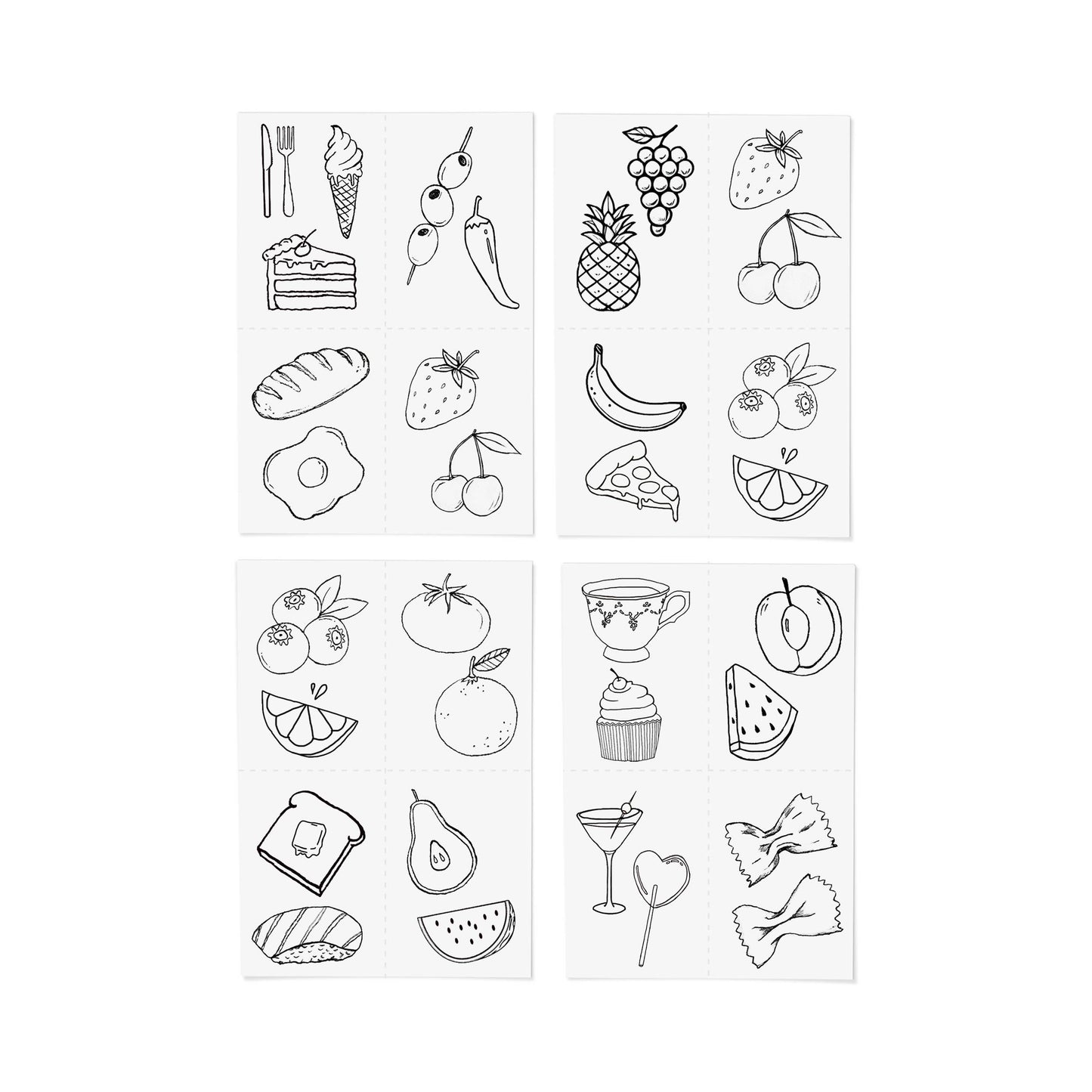 Picnic Temporary Tattoo Pack