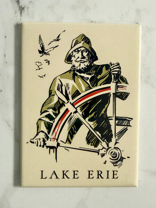 Lake Erie Old Lake Captain Magnet