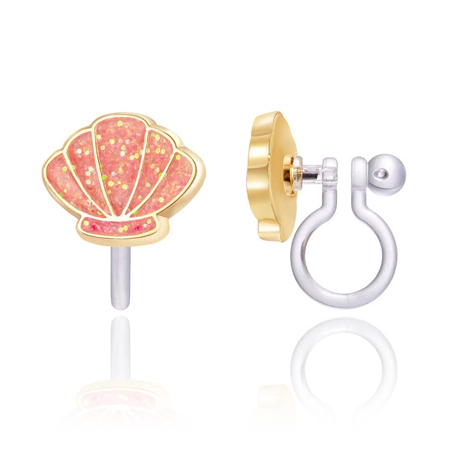 Shell Clip On Earrings