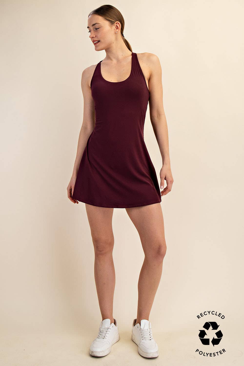 Flamingo Pink - Tennis Dress Romper