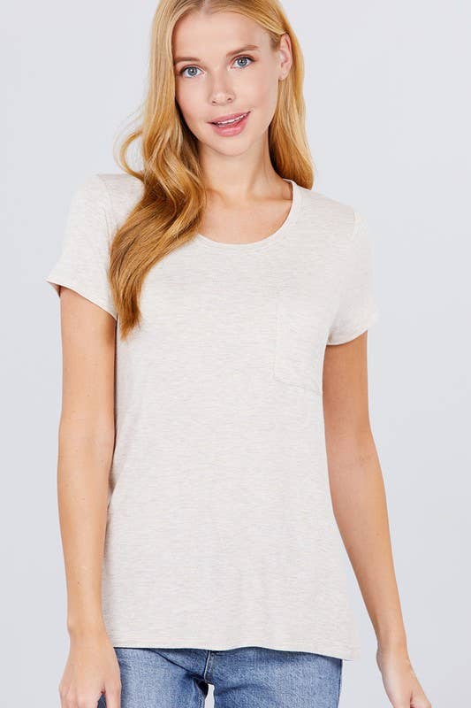 White Pocket Top