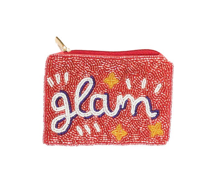 GLAM Beaded Coin Purse