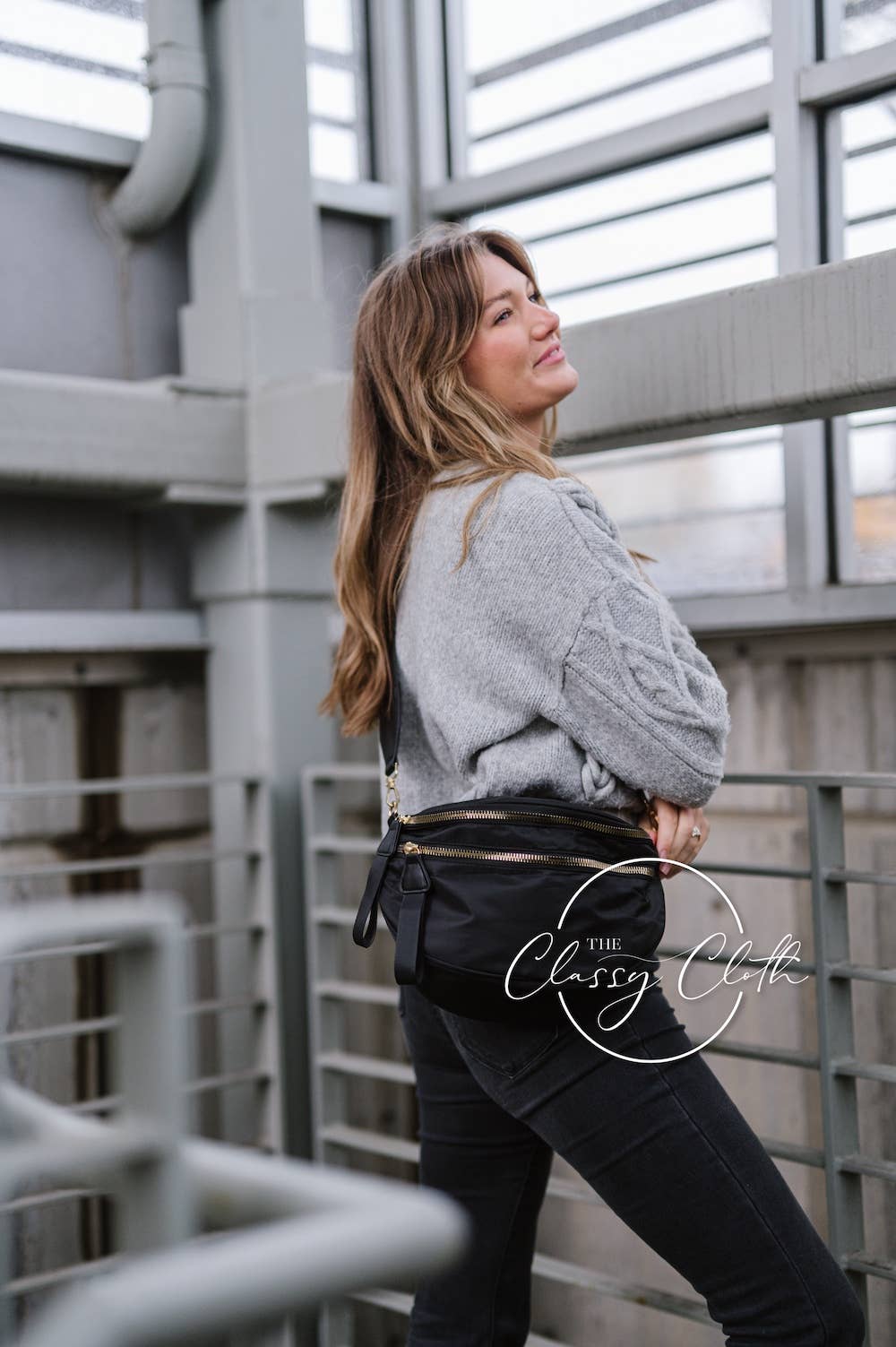 Black - Farah Fanny Pack Shoulder Sling Bag