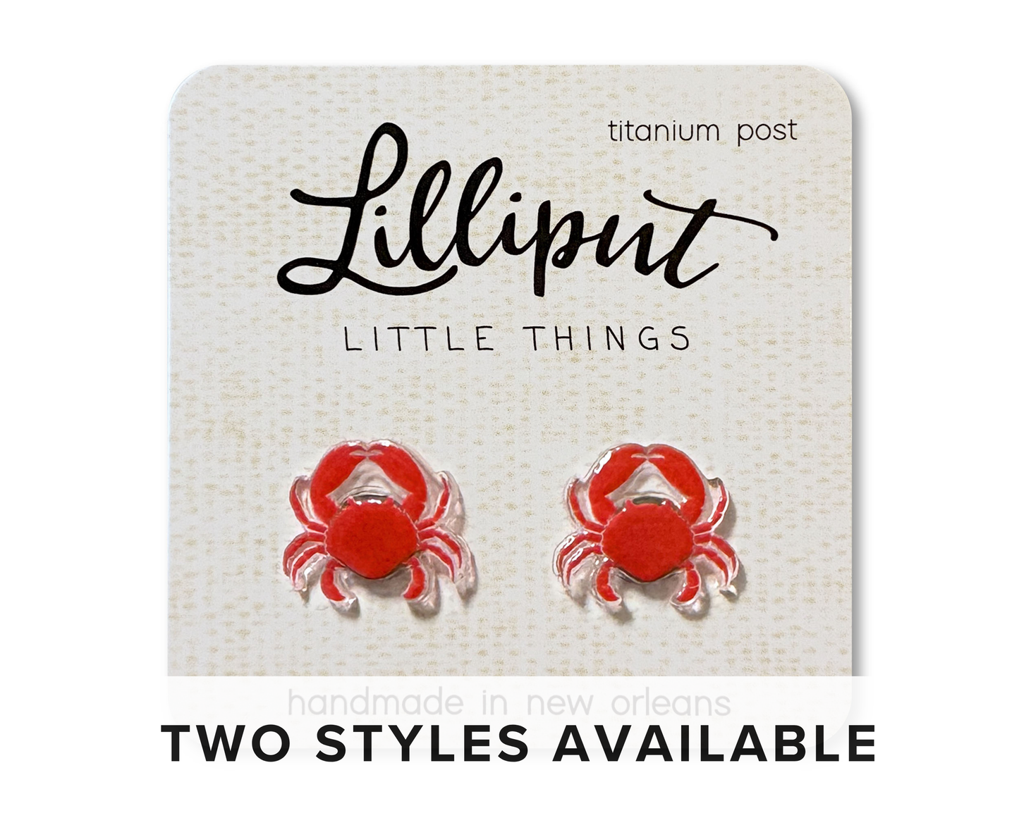 Crab Earrings