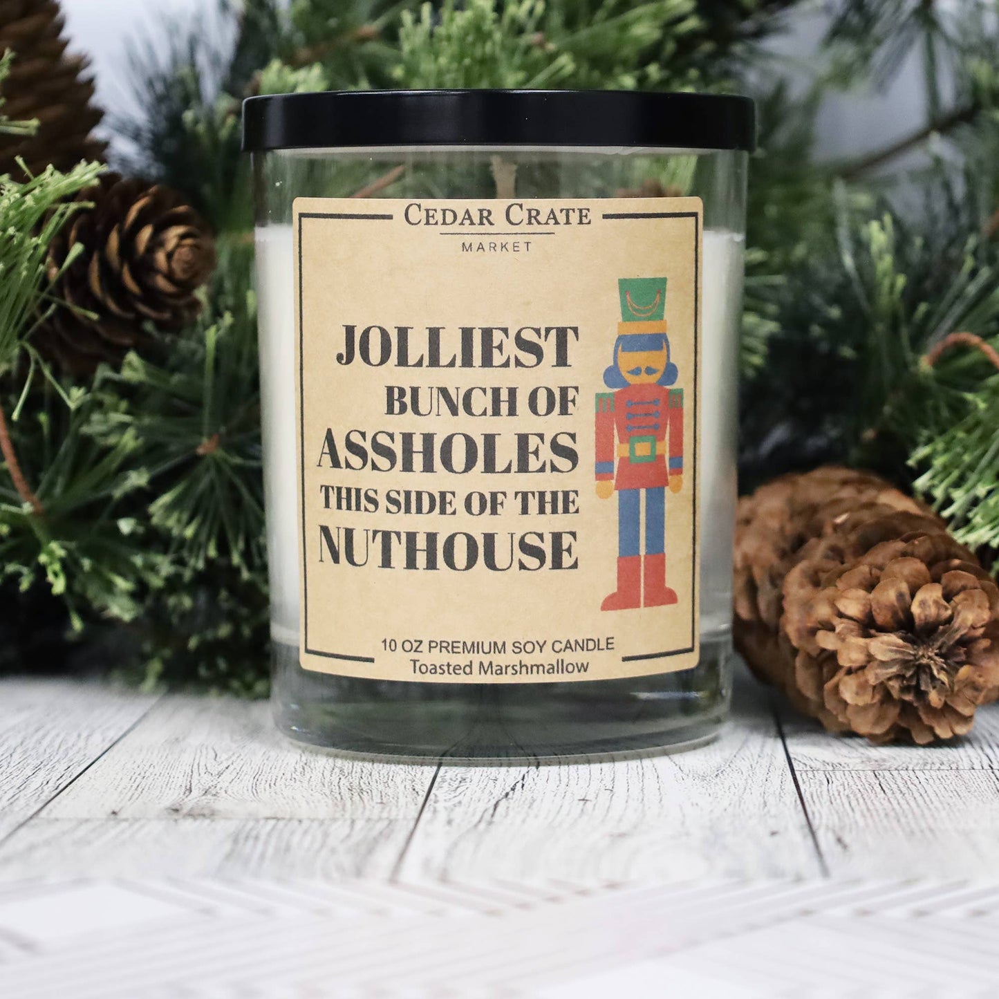 Jolliest Bunch Of Assholes Candle