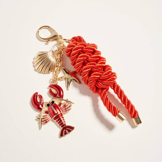 Lobster Keychain Bag Charm