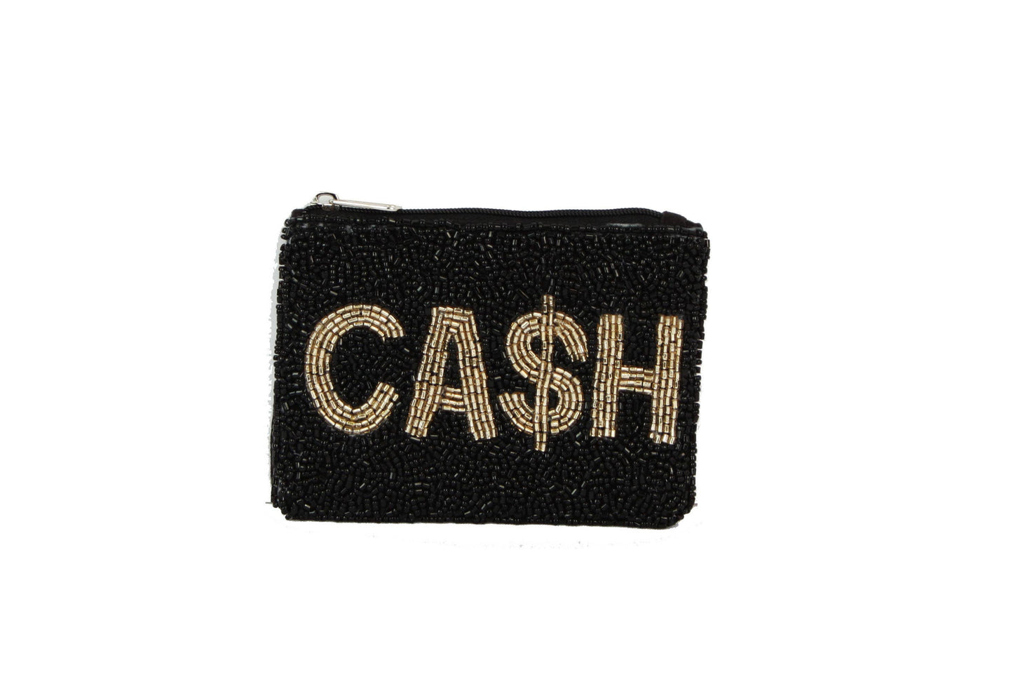 Cash Beaded Coin Purse