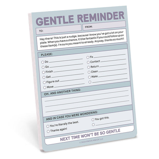 Gentle Reminder Nifty Note