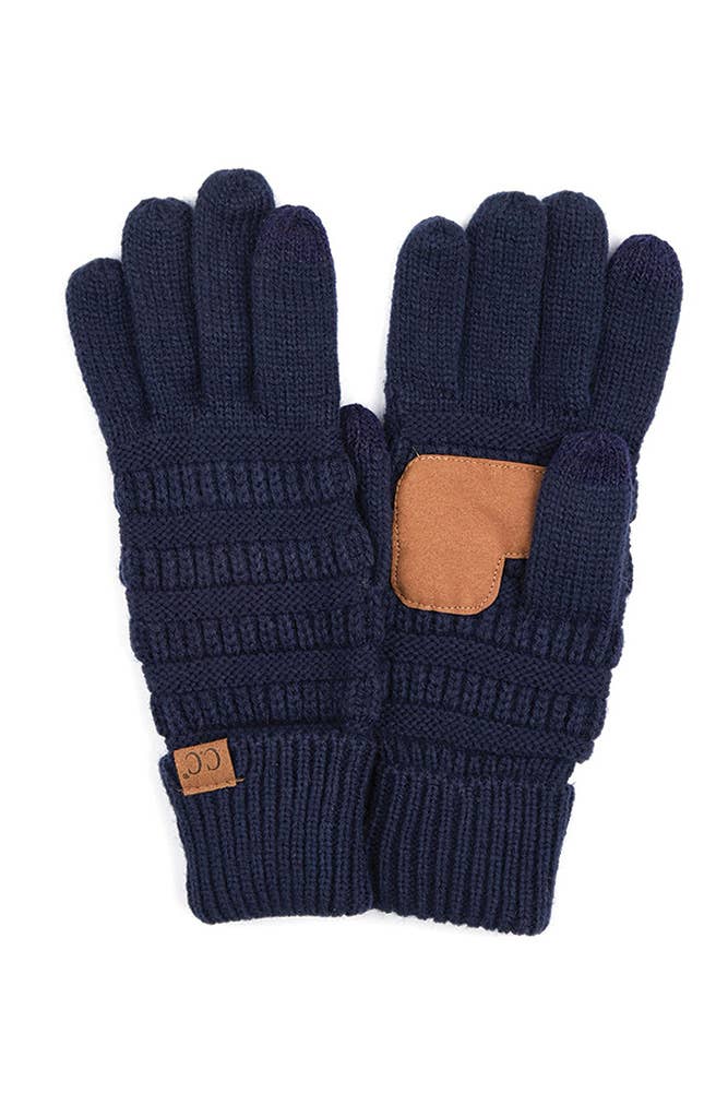 C.C Knitted Touch Screen Gloves