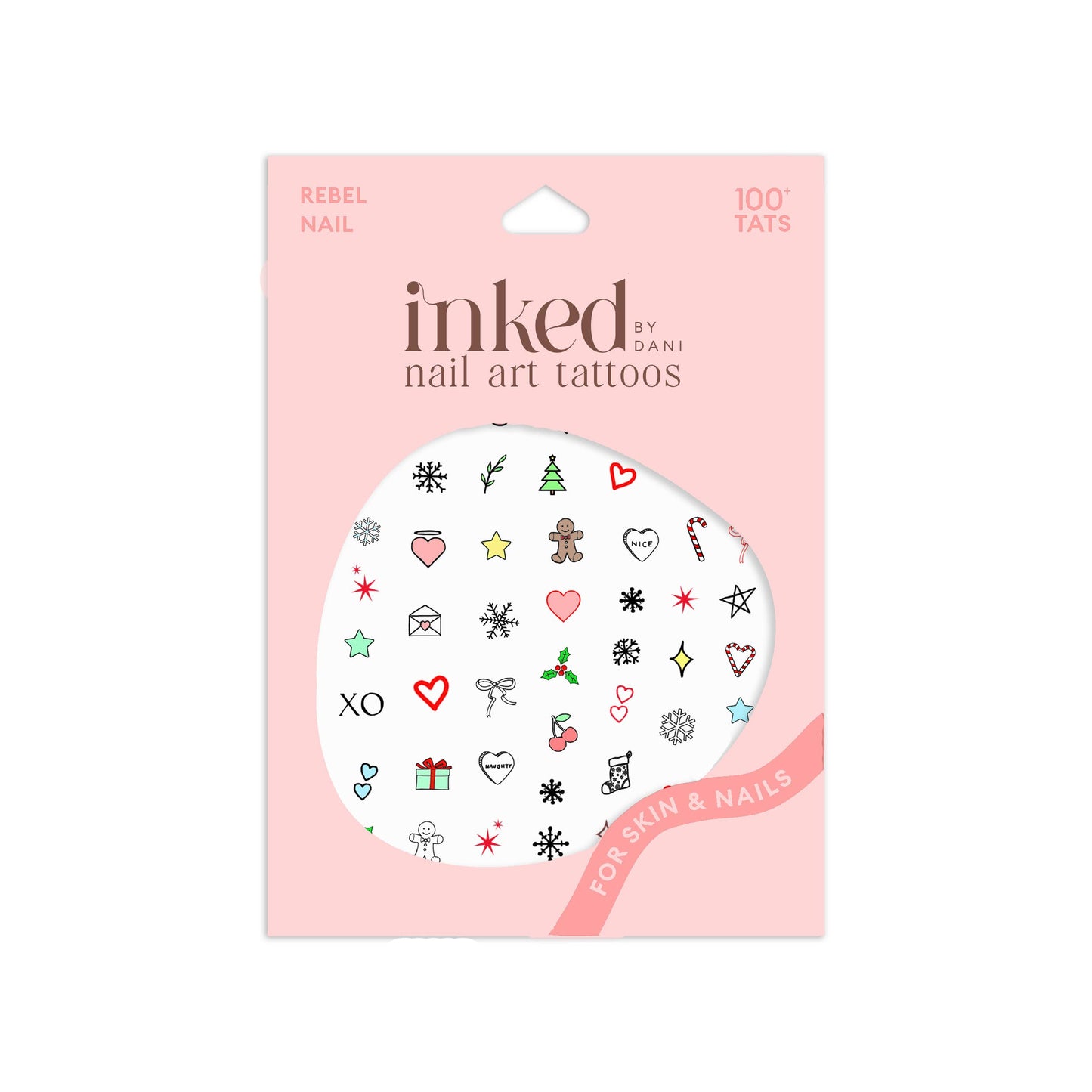 Happy & Merry Glitter Nail Art