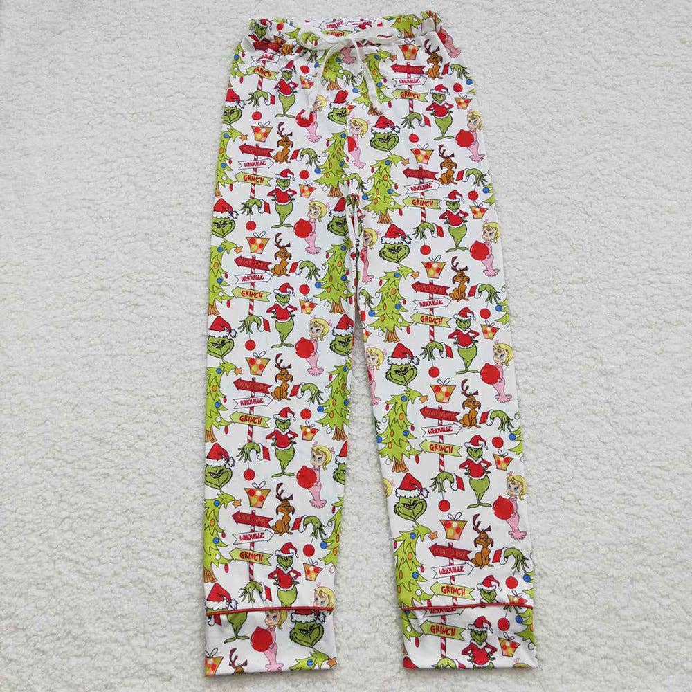 Adult Grinch Pajama Pants