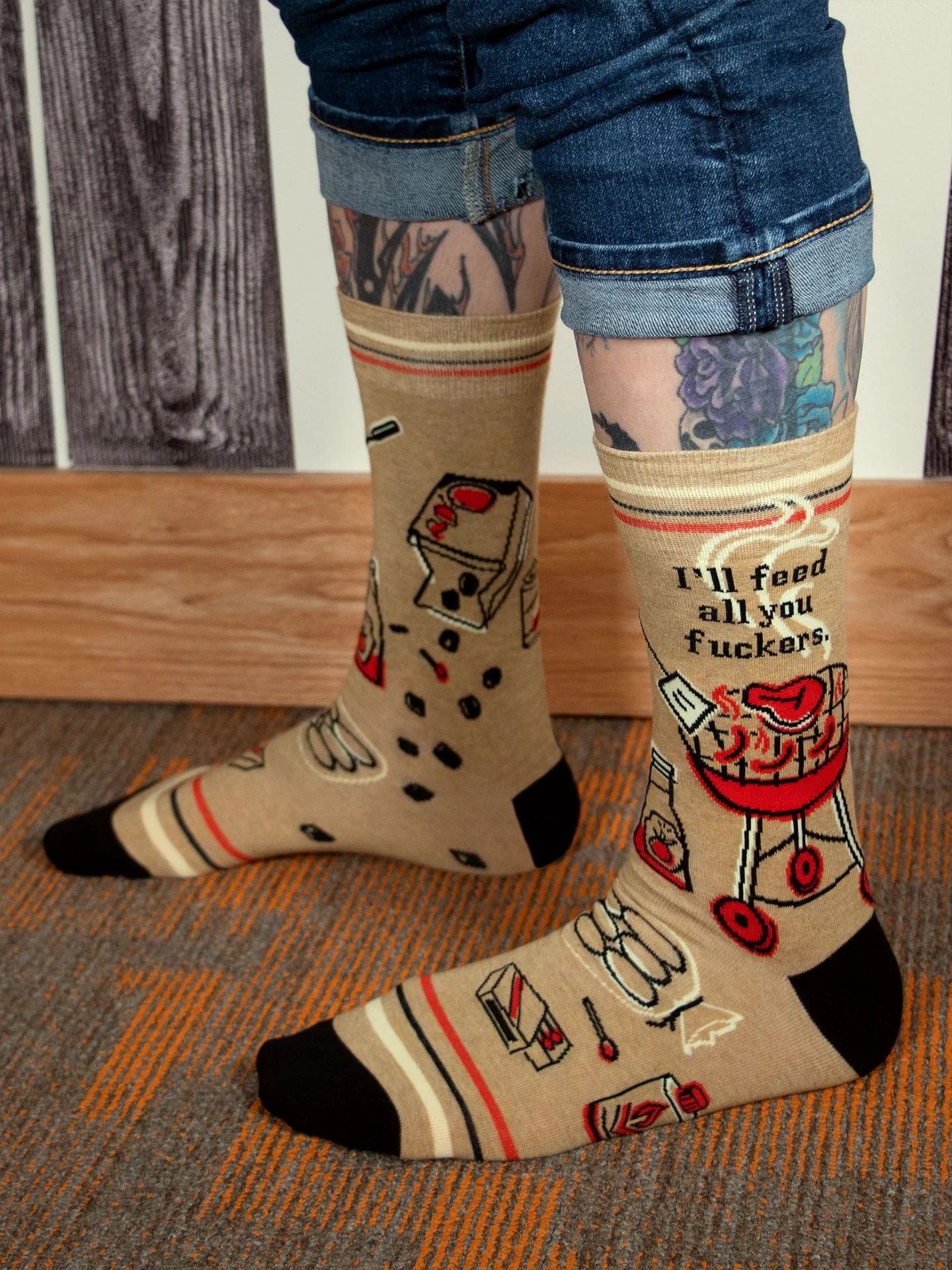 Feed All You Fuckers -  Unisex Socks