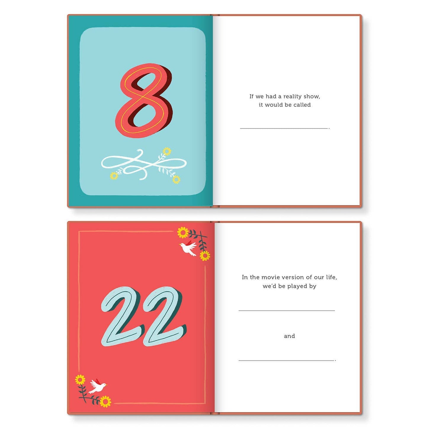 About Us Fill in the Love Journal