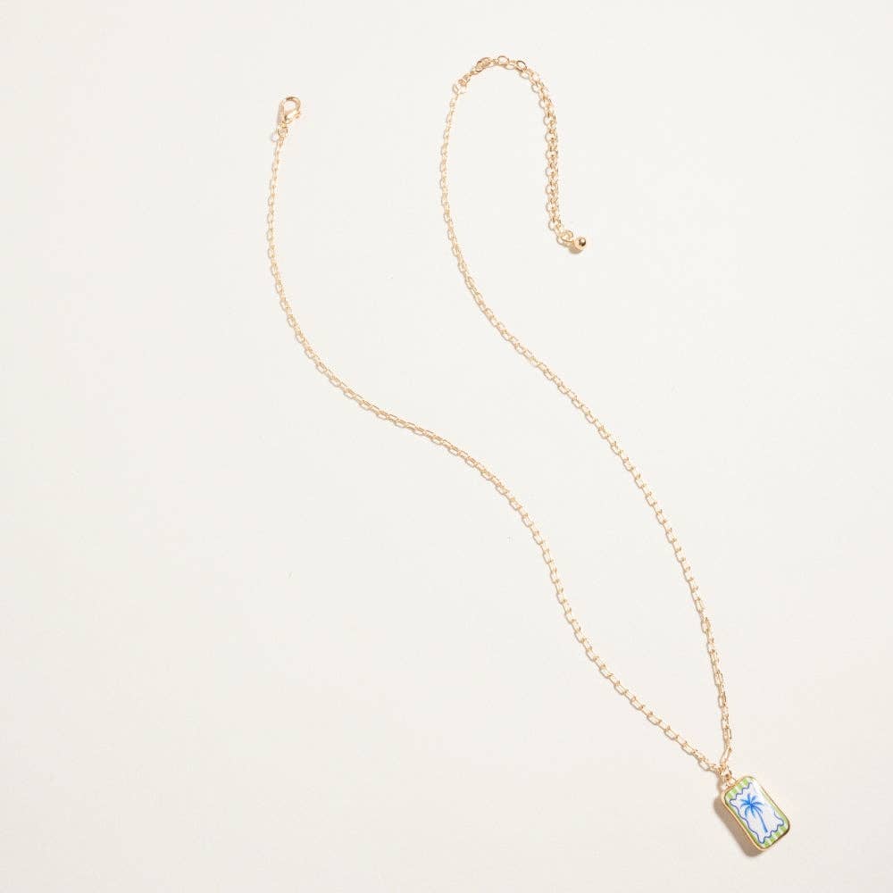 Palm Tree - Coastal Beach Necklace