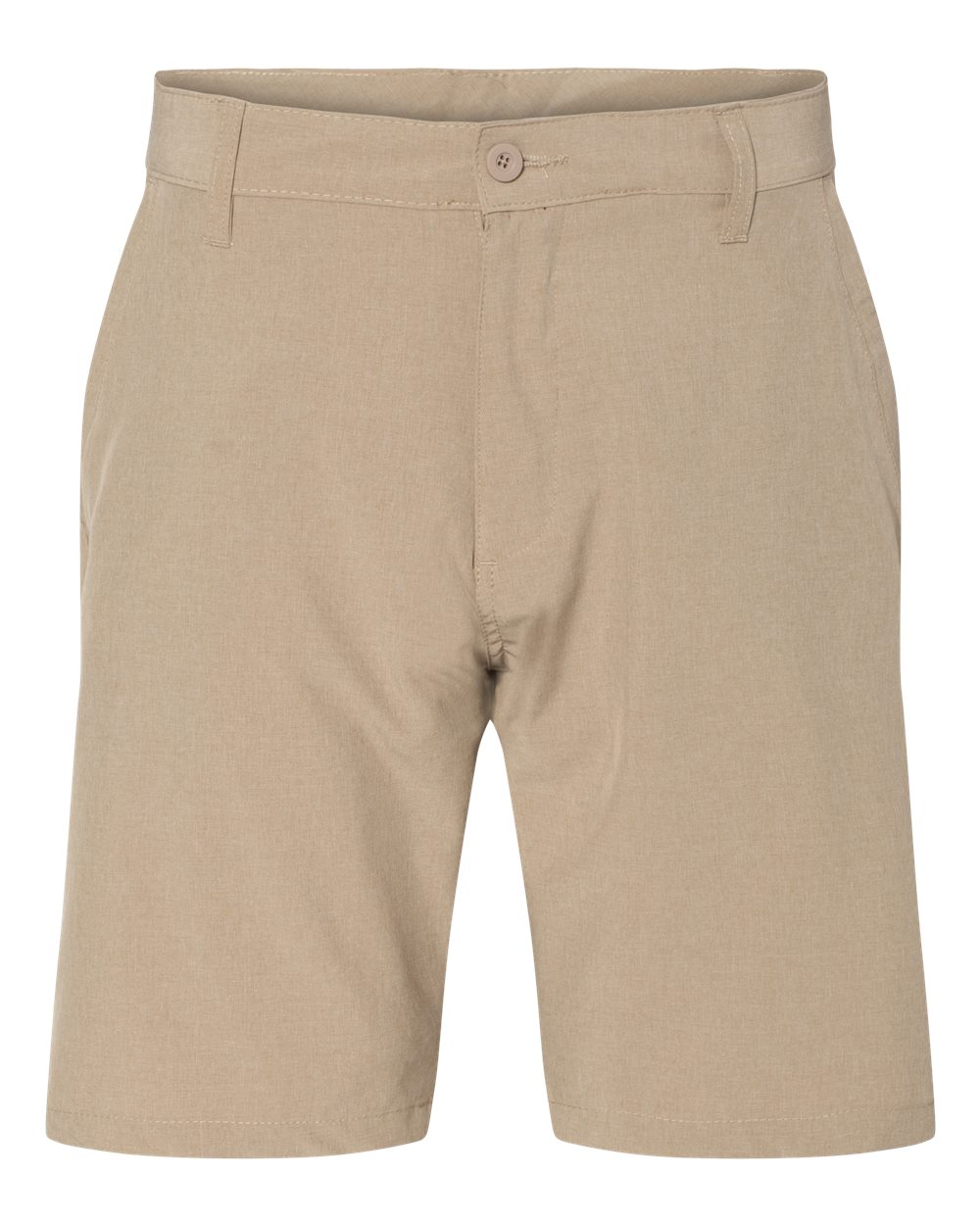 Khaki Hybrid Stretch Shorts