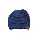 C.C Ribbed Solid Color Beanies