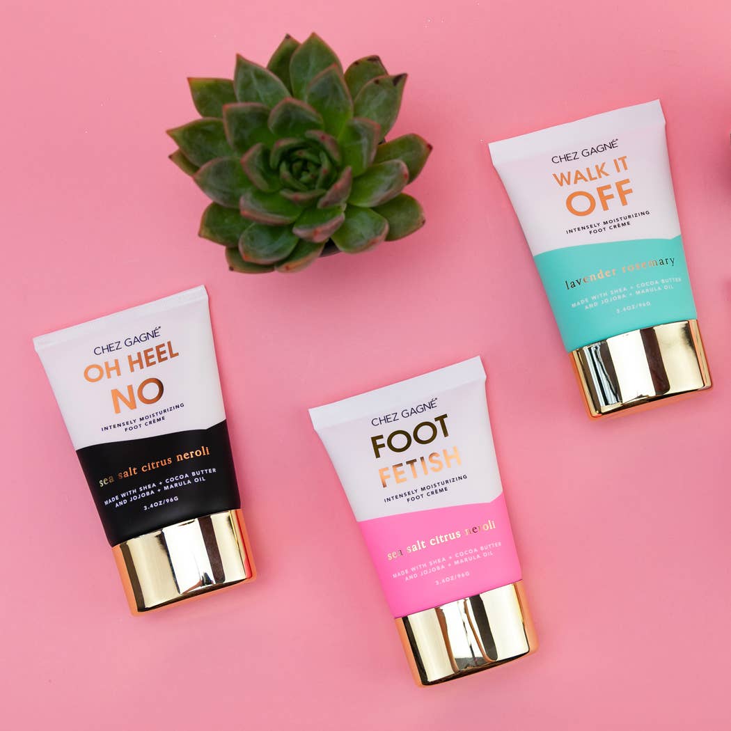 Foot Fetish -Foot Crème - Sea Salt Citrus + Neroli - 3.4oz