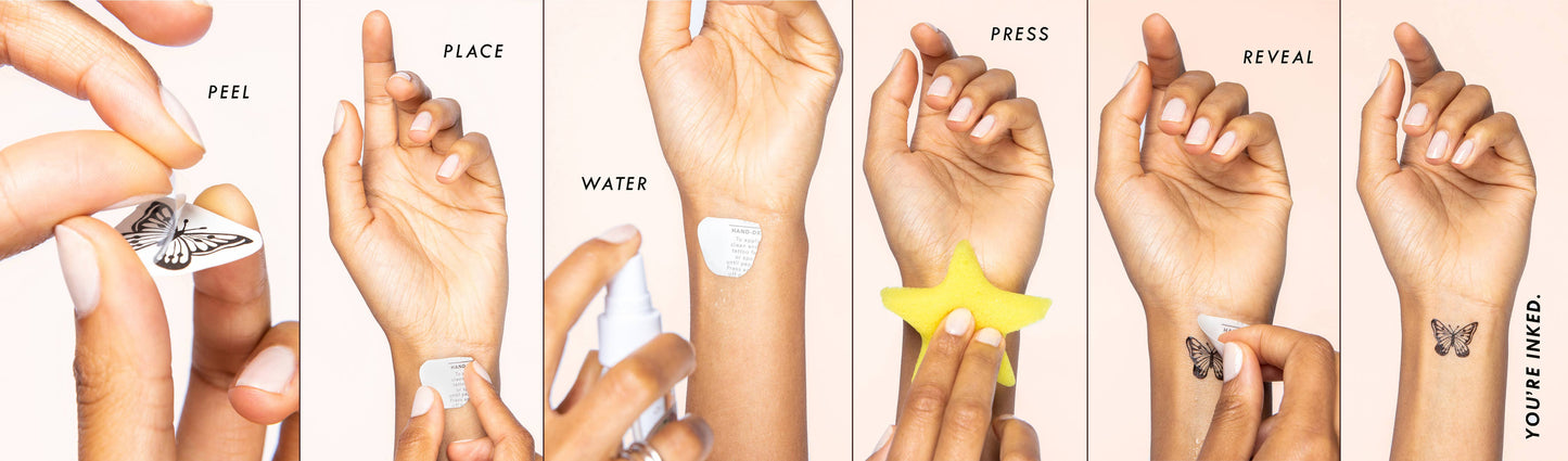 Picnic Temporary Tattoo Pack
