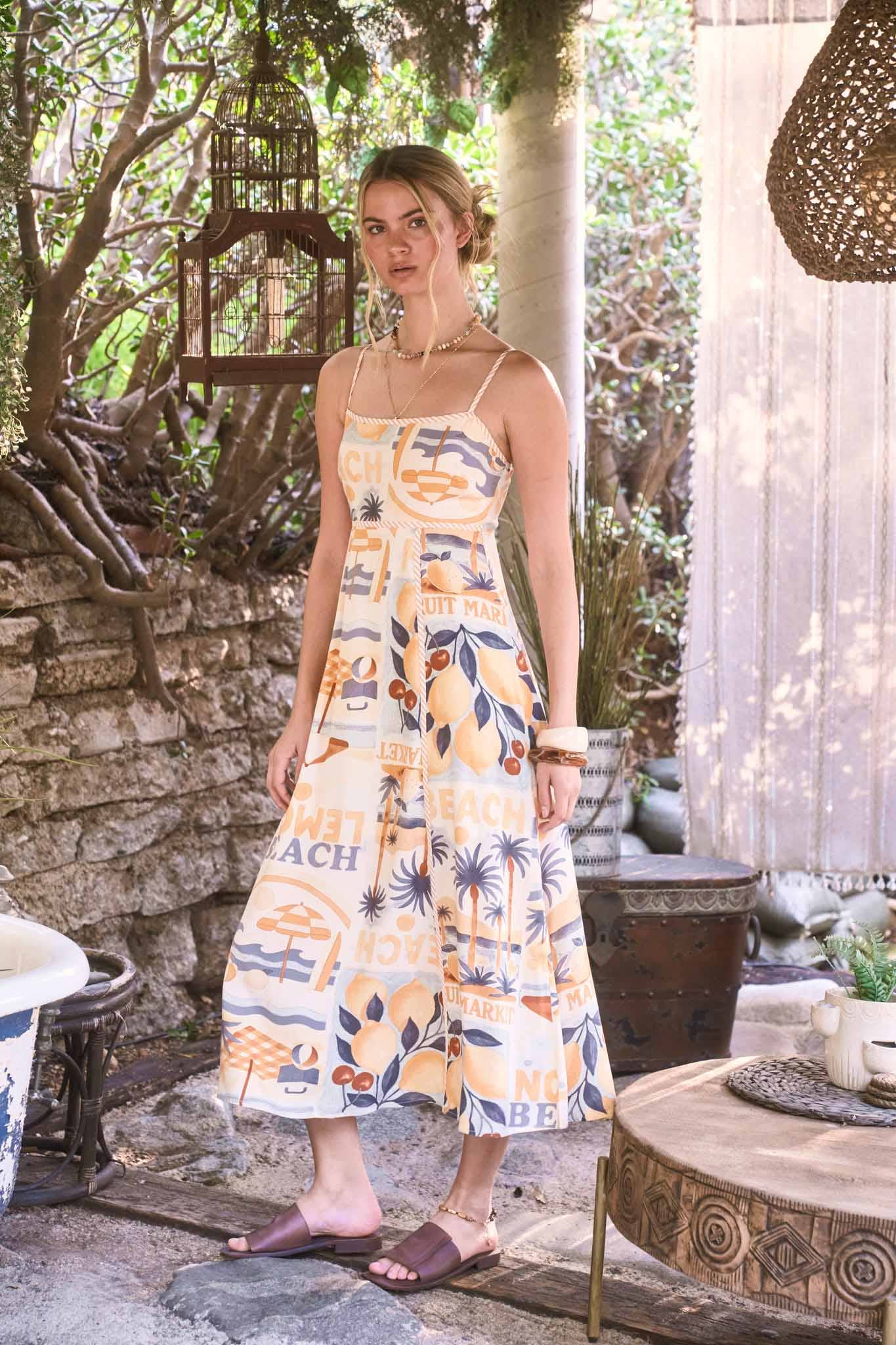 Beach Spaghetti Strap Dress