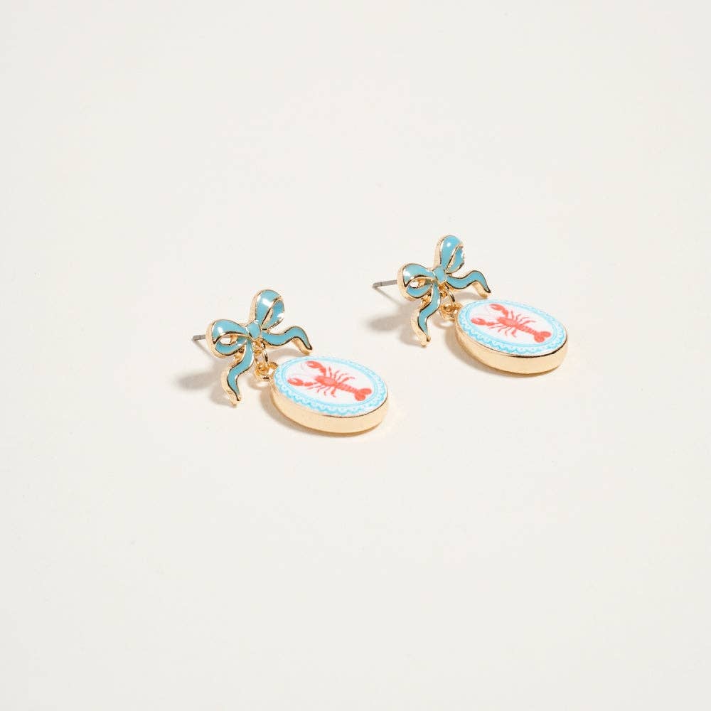Lobster - Coastal Beach Earrings