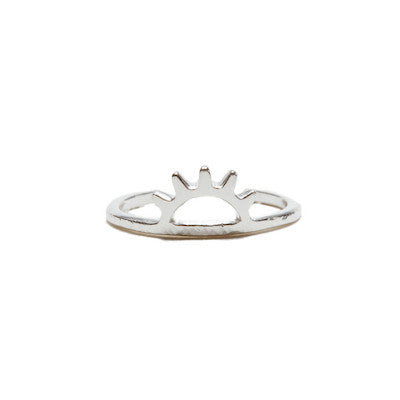 Silver - Sunset Toe Ring
