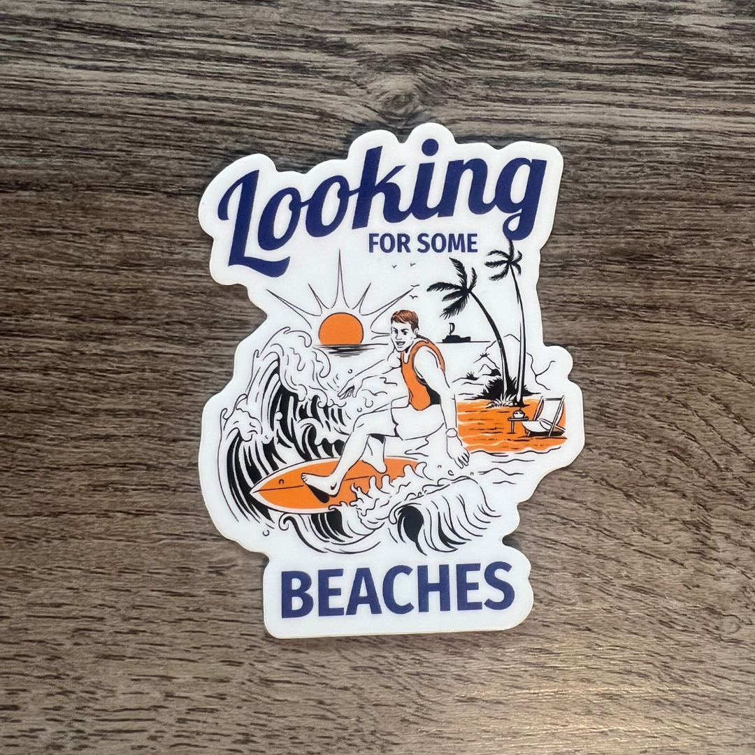 Looking For Some Beaches Sticker - Mistakes on the Lake