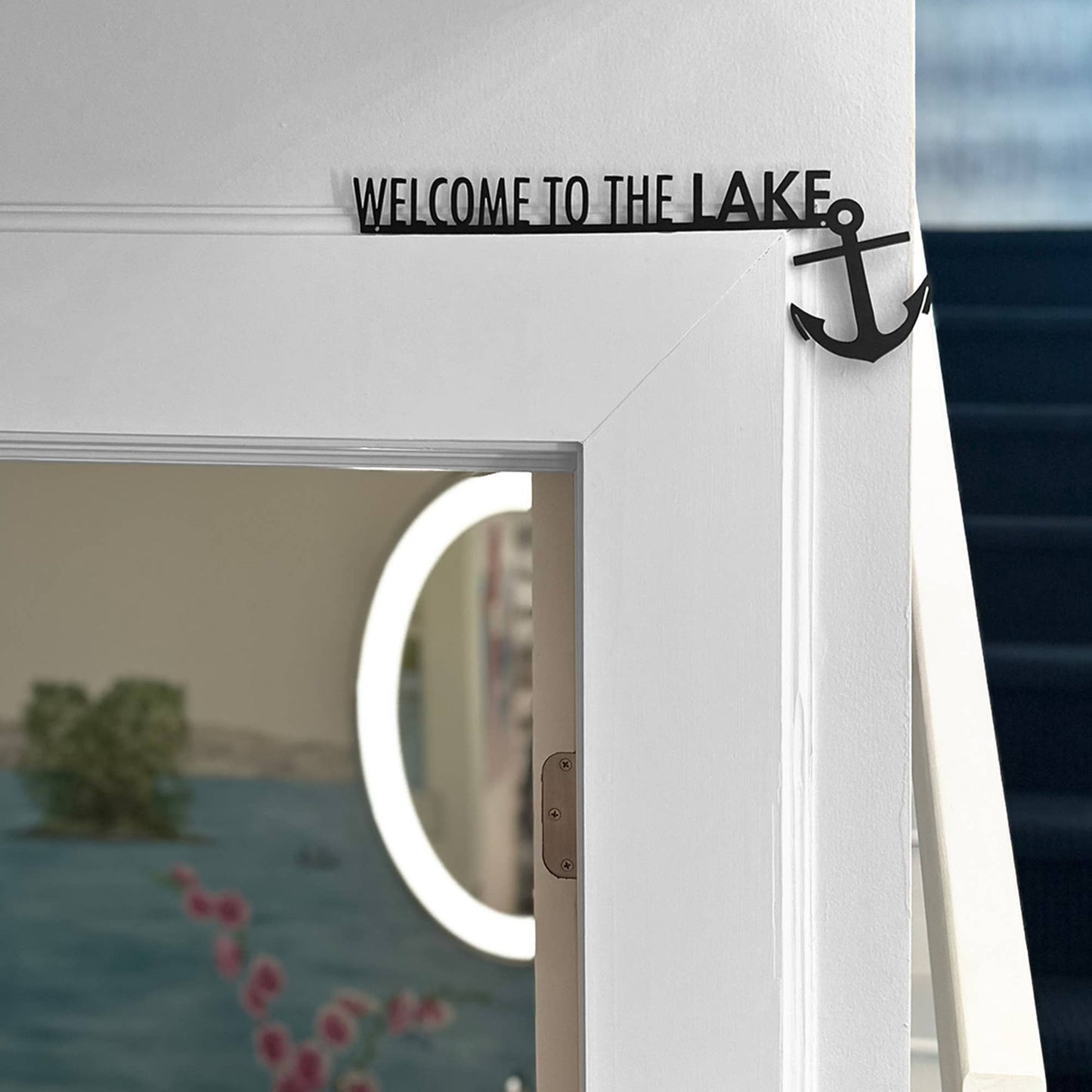 Lake - Metal Door Topper