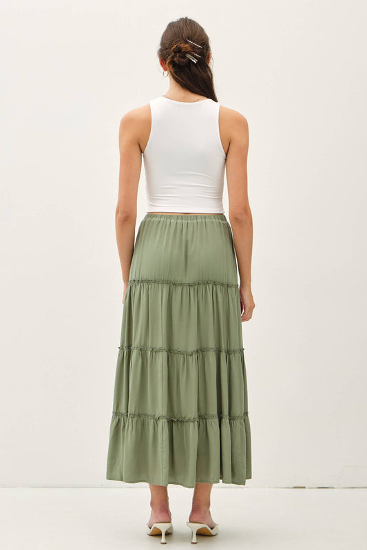 Off White High Neck Cropped Tank