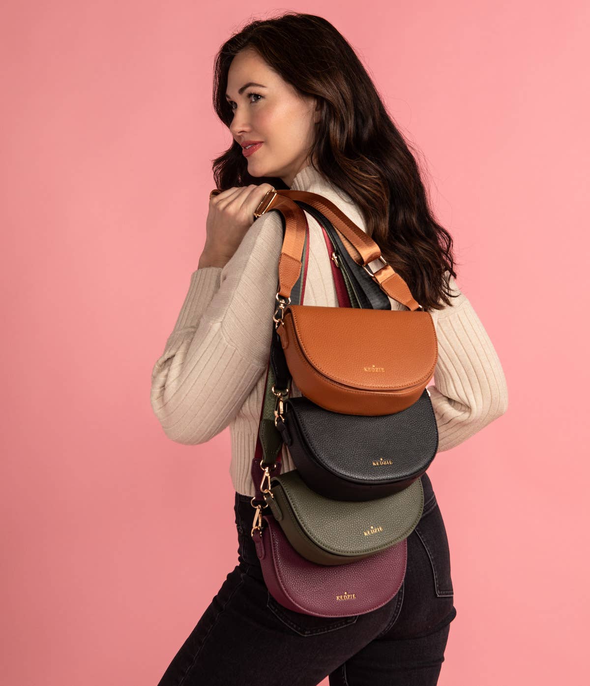 Kedzie - Luna Crossbody - Oxblood