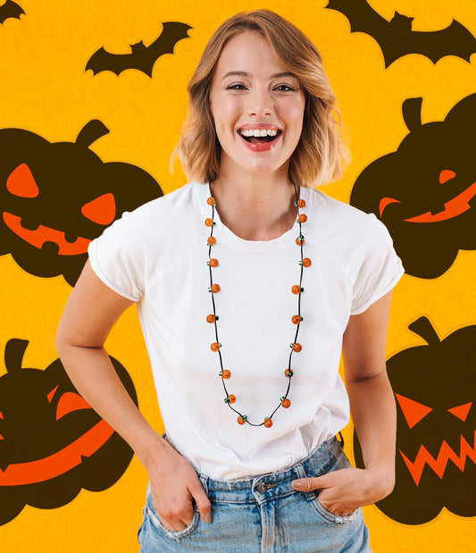 Pumpkin Light Necklace