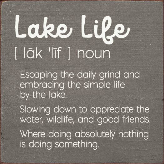 Lake Life - Escaping the daily grind and embracing the…