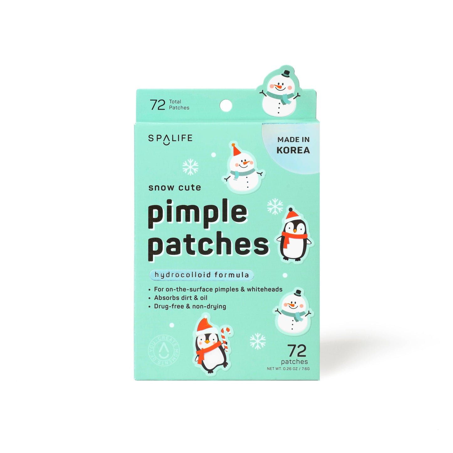 Christmas Holiday Snow Cute Hydrocolloid Pimple Patches - 72