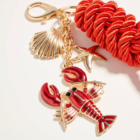 Lobster Keychain Bag Charm