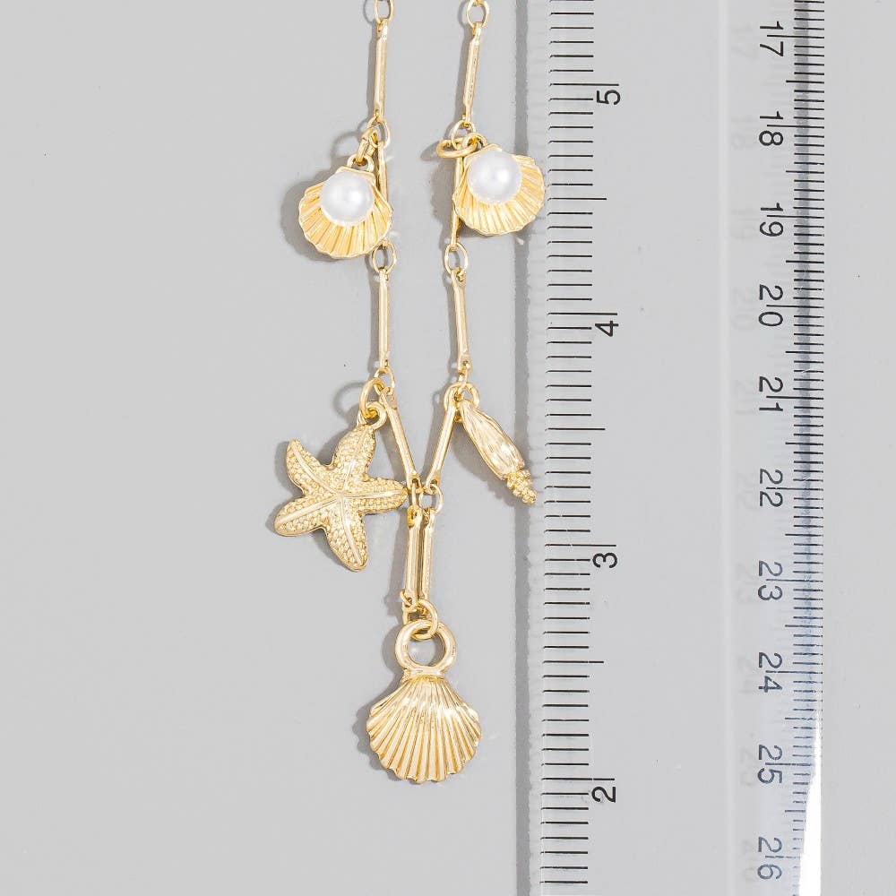 Sea Life Charms Chain Necklace