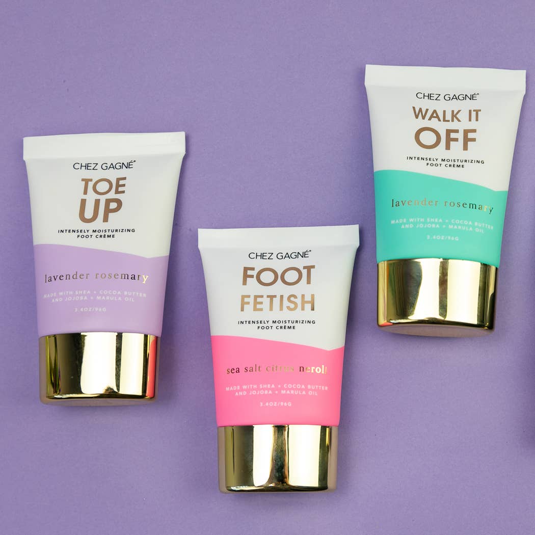 Foot Fetish -Foot Crème - Sea Salt Citrus + Neroli - 3.4oz