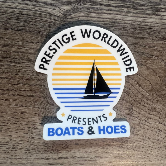 Boats & Hoes Sticker - Mistakes on the Lake