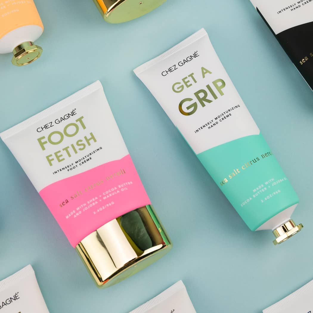 Foot Fetish -Foot Crème - Sea Salt Citrus + Neroli - 3.4oz