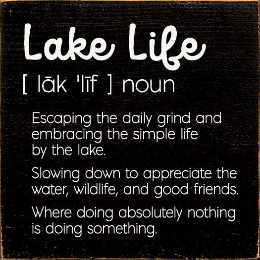 Lake Life - Escaping the daily grind and embracing the…