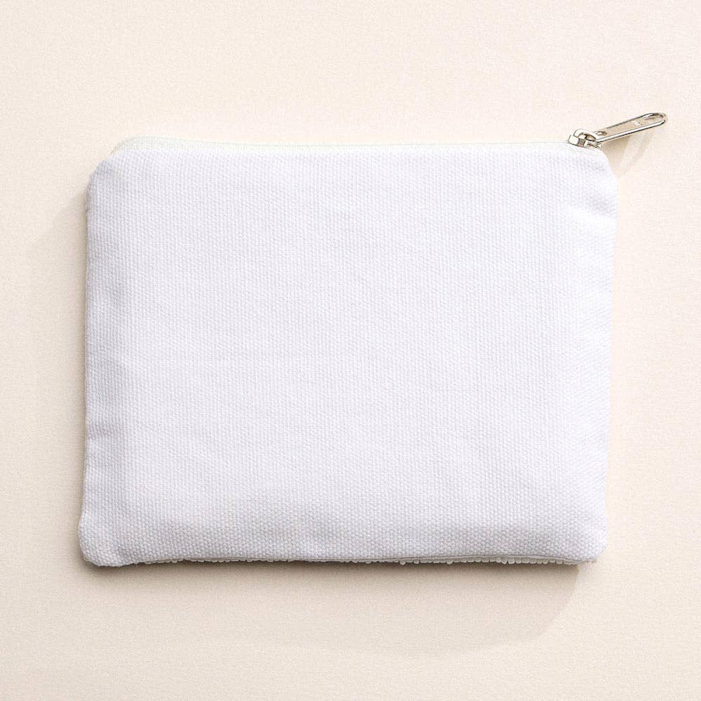 Santa Baby Beaded Mini Pouch Bag