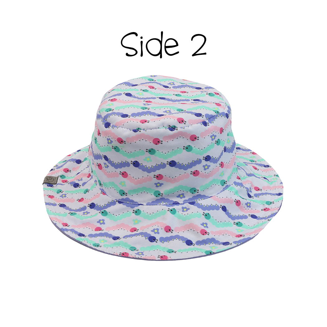 Caterpillar - Reversible Mixed Sun Hat