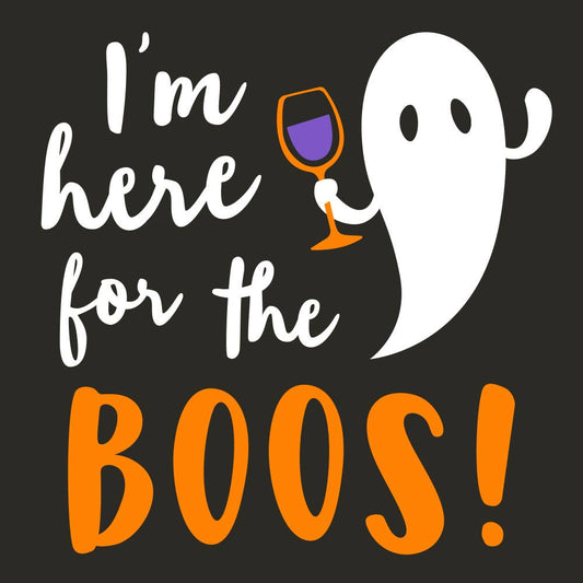 Here For The Boos Cocktail Napkins - 20ct