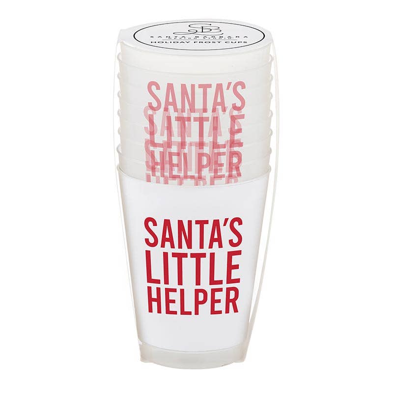 Santa's Little Helper Frosted Cup