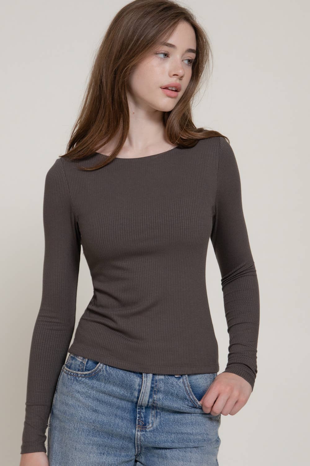 Long Sleeve Double Layer Tee