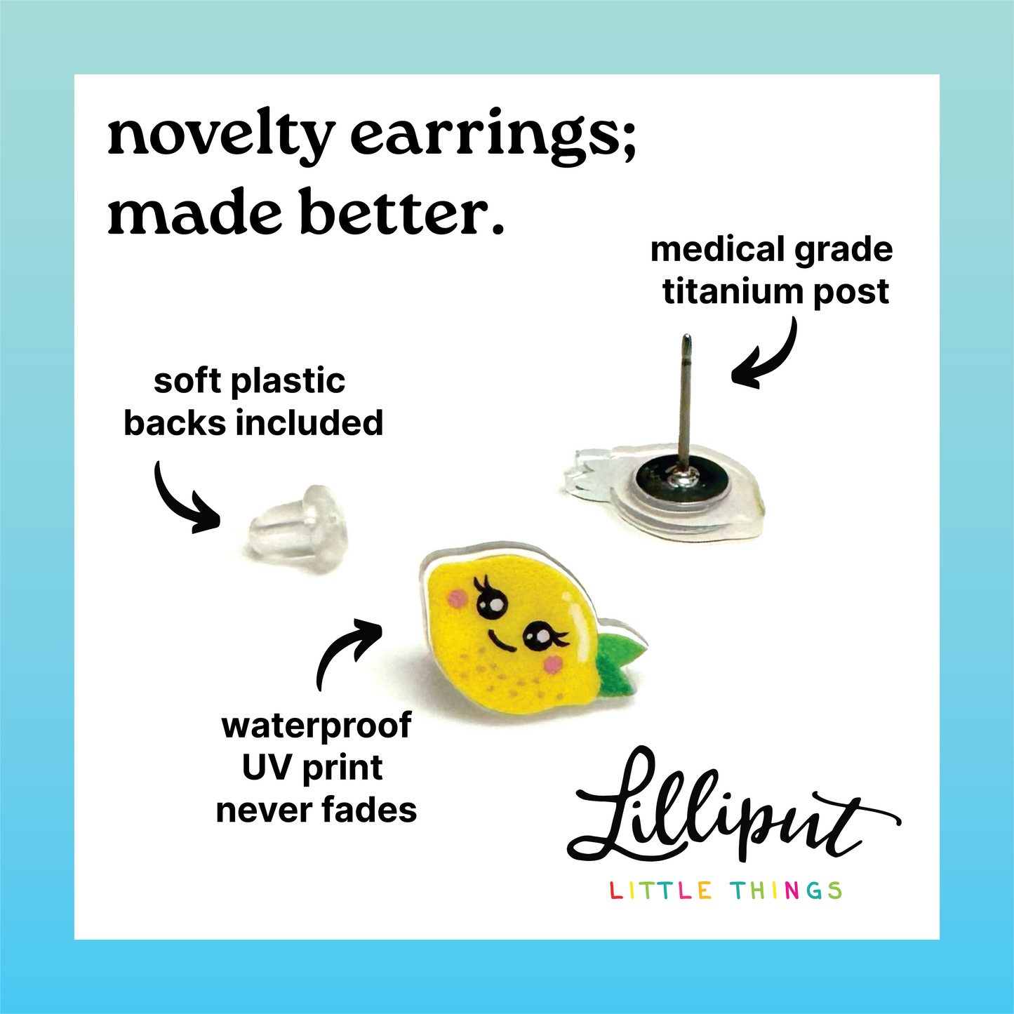 Cosmic Mushroom Earrings