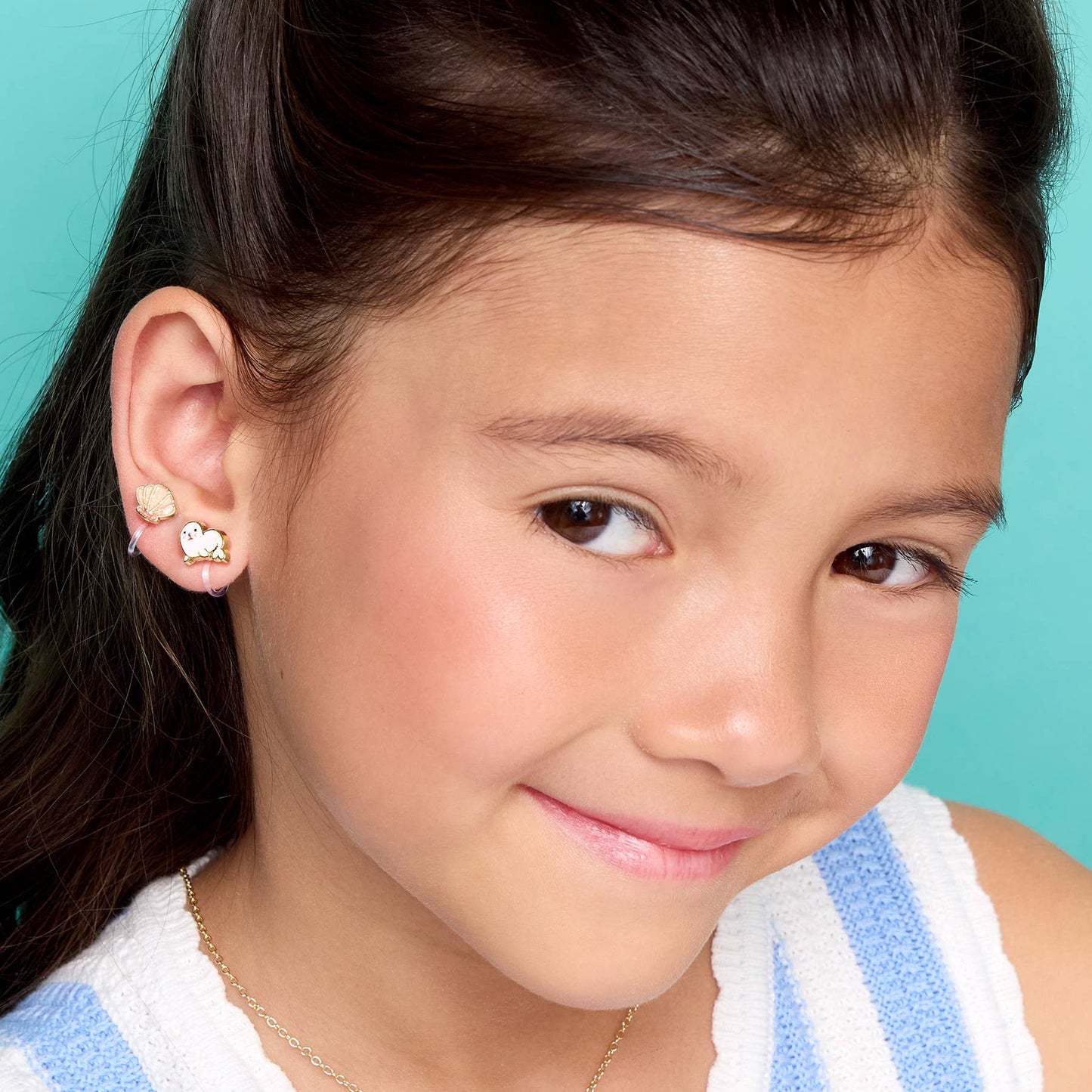 Shell Clip On Earrings