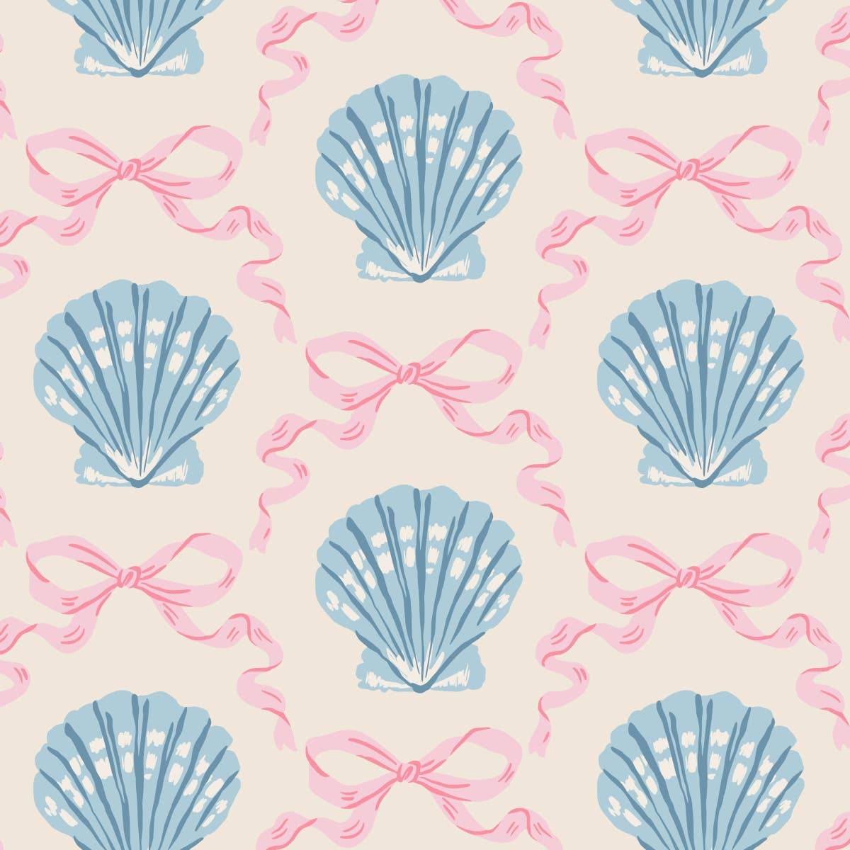 Beach Bow Shell Cocktail Napkins | 20ct