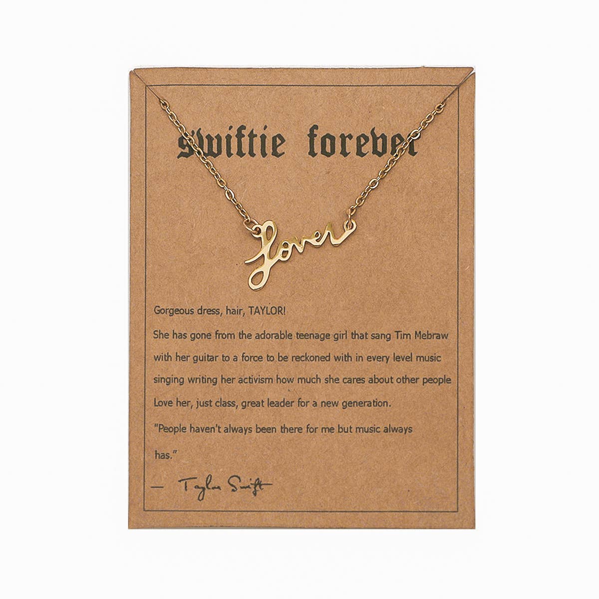 "Lover" Stainless Steel Necklace