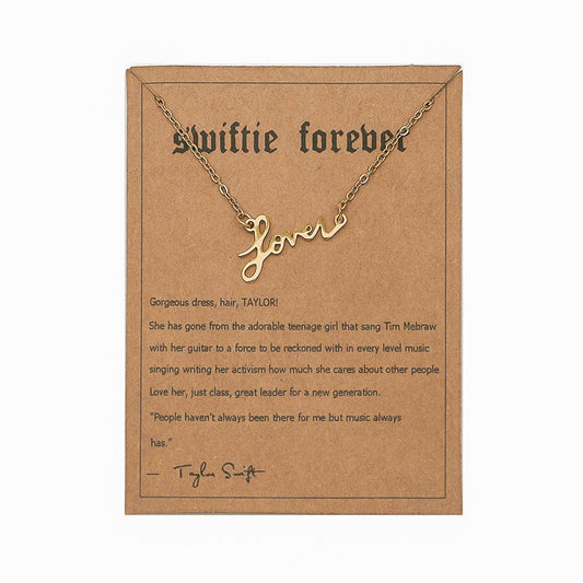 "Lover" Stainless Steel Necklace